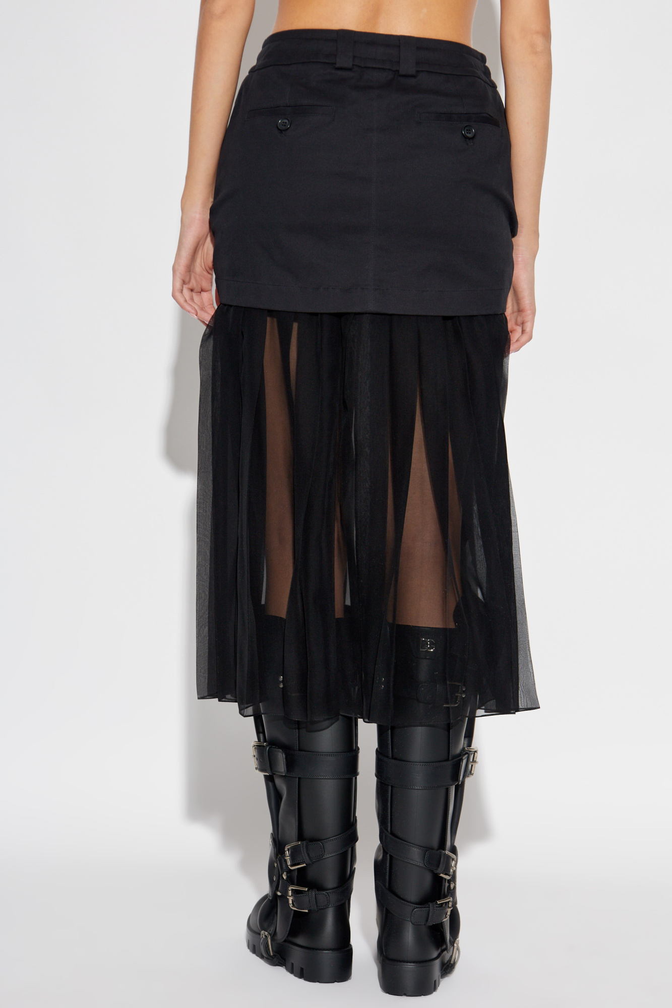 Dolce & Gabbana Skirt with pleated hem | Women's Clothing